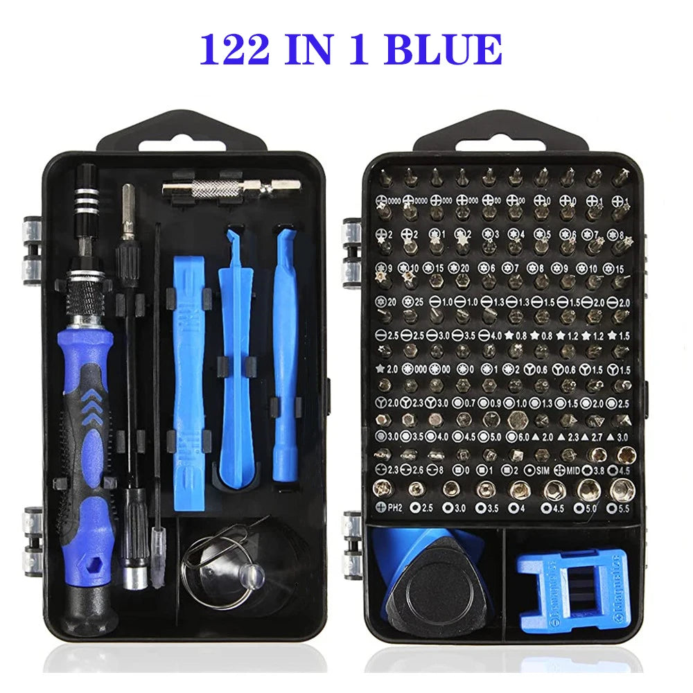 25/115/135/140 in1 Screwdriver Set  Magnetic Torx Phillips Screw Bit Kit  With Electrical Remover Wrench Repair Phone PC Tools