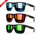 LOISRUBY Brand Polarized Cycling Sunglasses Men Car Driving Color Changing Bike Motorcycle Square Frame Hinking Festival