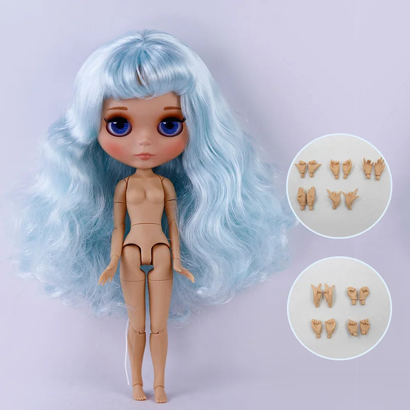 ICY DBS Blyth Doll Tan Skin Matte Face With Eyebrows Special Price 1/6 BJD JOINT body Neo Christmas Gift Anime