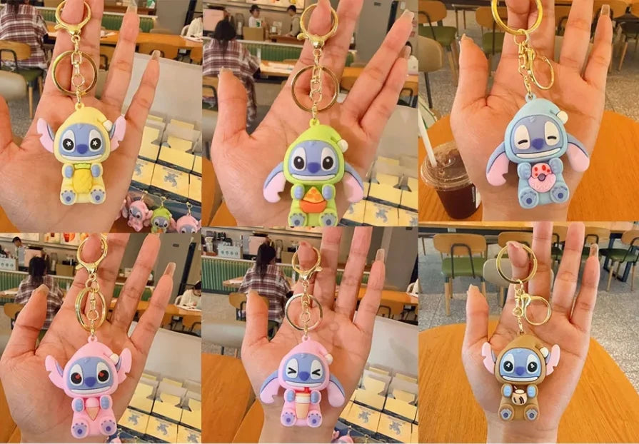 NEW Stitch Eat Something Before Sleep Series Blind Box Plush Dolls Pendant Cute Doll Ornament Mystery Box Surprise Toys Gifts