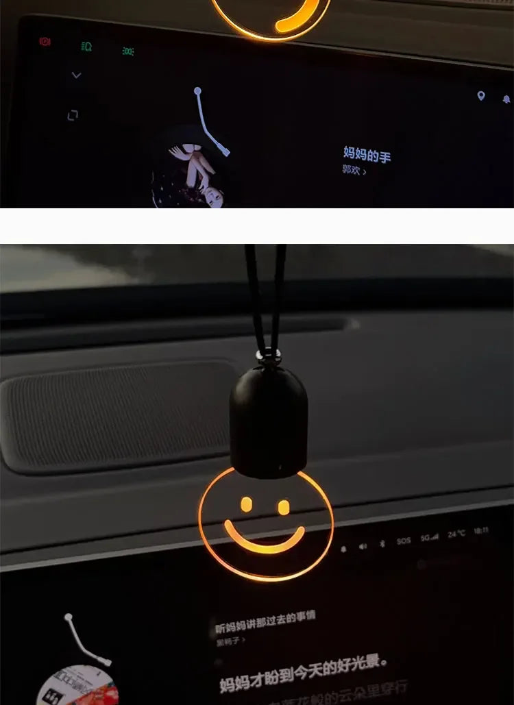 Car mounted small light bulb, interior decoration, car decoration, ambient light, pendant style creative car hanging night light