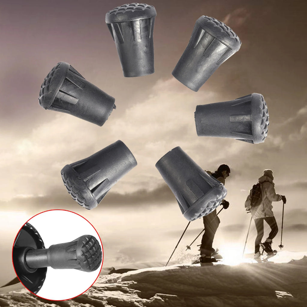 /set Replacement Outdoor Trekking Hiking Pole Tip End Walking Stick  Cover Protector Walking Stick Tip End Cane Protector
