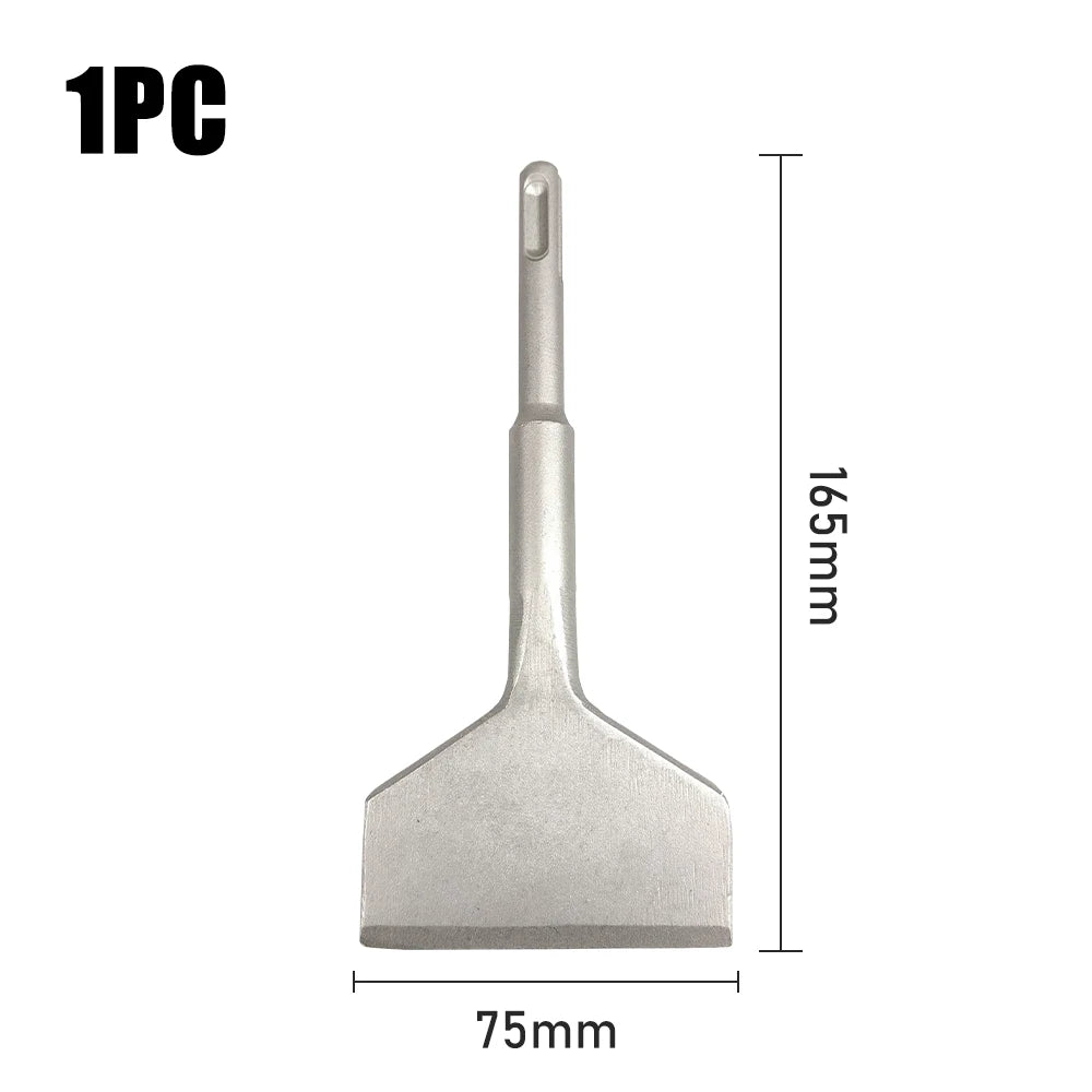 5PC SDS PLUS Round Shank tile Shovel Electric Hammer Chise Wall Concrete Impact Drill 5Teeth  Drill Bit For Masonry SlottingTool