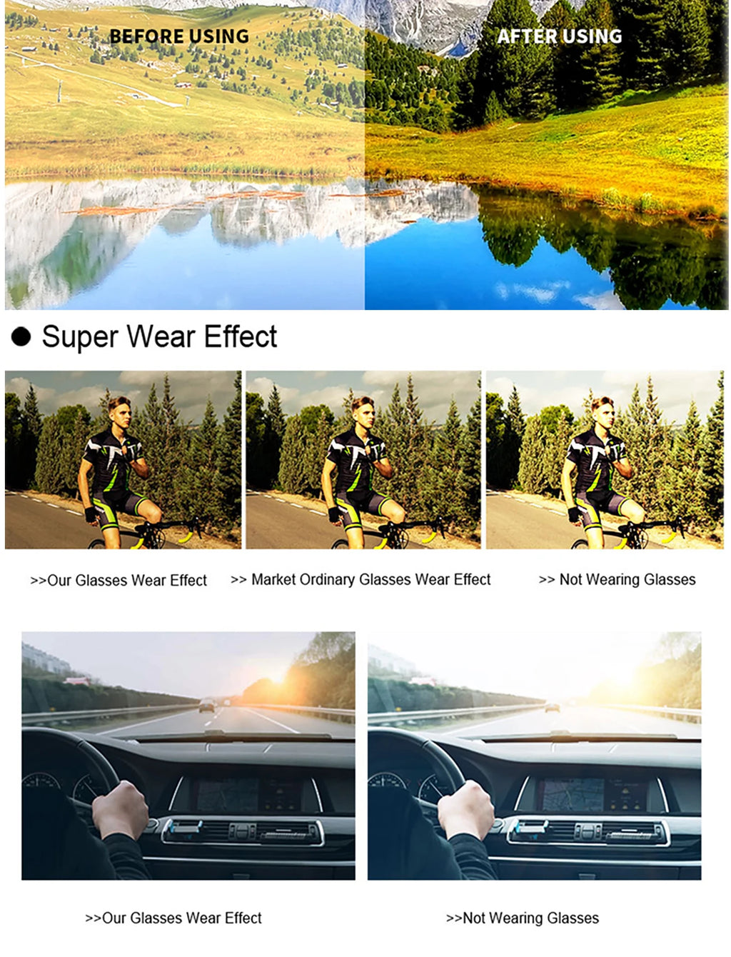 Fashion Brand Men Women Bicycle Photochromic Eyewear MTB Bike Fishing Running Cycling Sports Sunlasses Comfortable Goggles