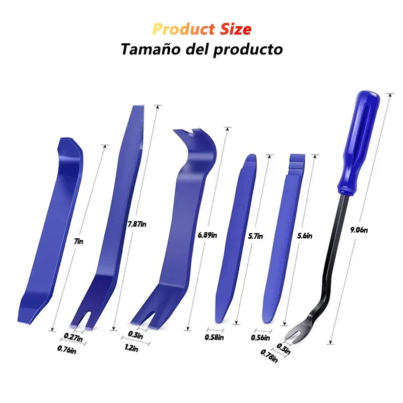 Auto Dismantle Tools Kit Plastic Kit Car Door Clip Panel Trim Radio Dash Audio Removal Installer Pry Kit Conversion Repairing