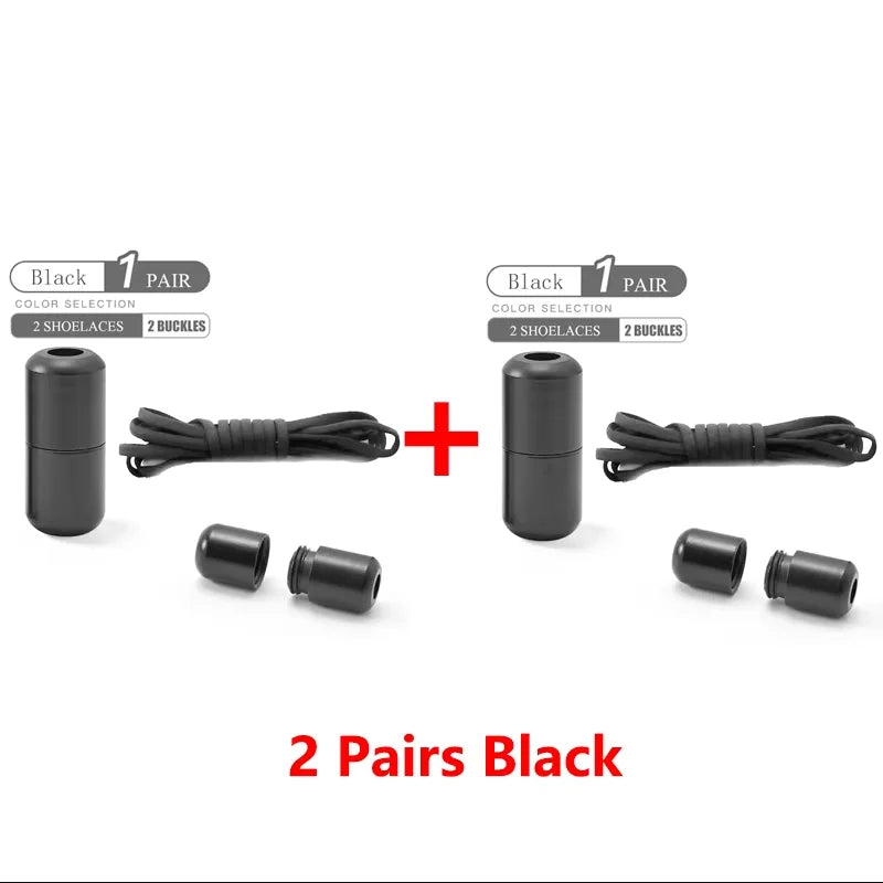 Elastic No Tie Shoelaces Semicircle Shoe Laces for Kids and Adult Sneakers Lazy Shoelace Quick Put on And Take Off Shoe Strings