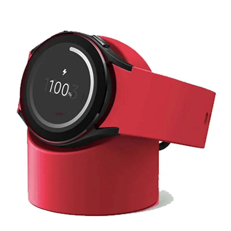 Compatible with Samsung Galaxy Watch 7 6 5 Charger Stand 40 44 46mm Galaxy Watch 5Pro Charger silicone Stand Charging base