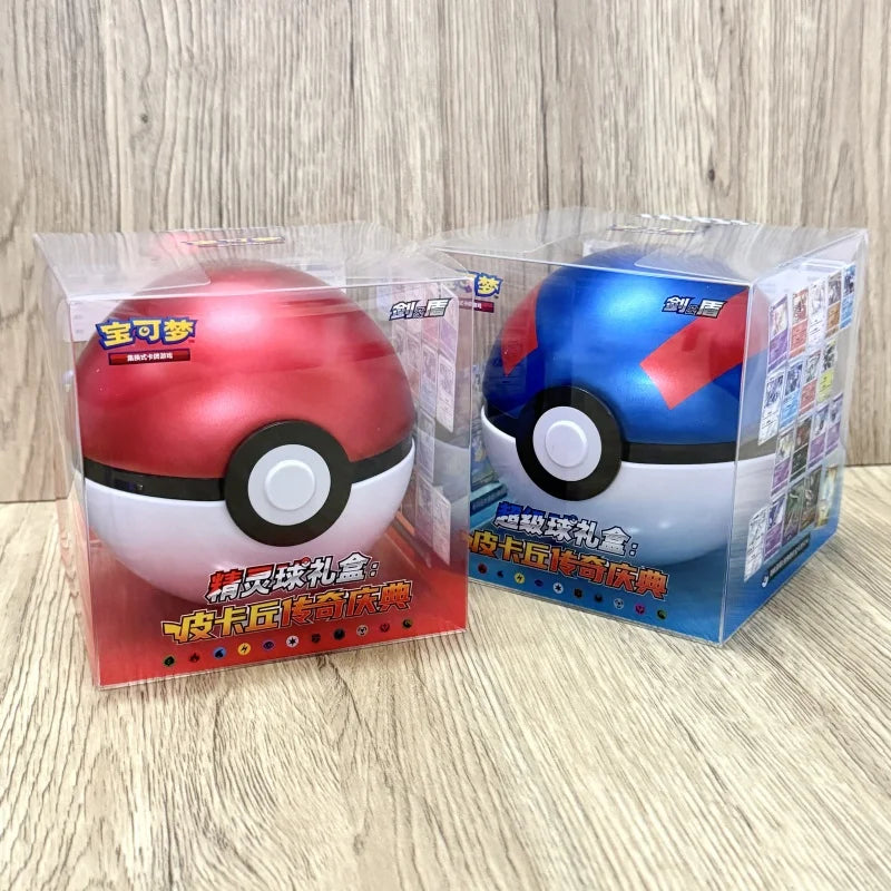 100% Original P0ke Ball Master Balls Premium Ball Gift Box Pokém0n Cards Ptcg Simplified Chinese Original Pack Children Birthday