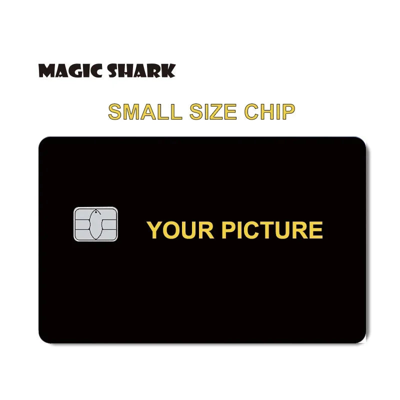 2.5D Stereo DIY Customize Design One Side Cover Sticker Tape Film for Creidt Card Debt Card Small Big Chip
