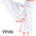 Anti UV Gloves Gel Professional Protection Gloves For ManicuresProtect Hands Nail Art Stretchy Fingerless Glove For Home Outdoor