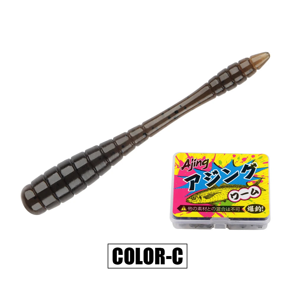 Spinpoler 4.8cm Ajing Soft Fishing Lure Mini Plastic Bait Tpr Rockfishing Stream River Sea Smaller Predators Drop Shot Tackle