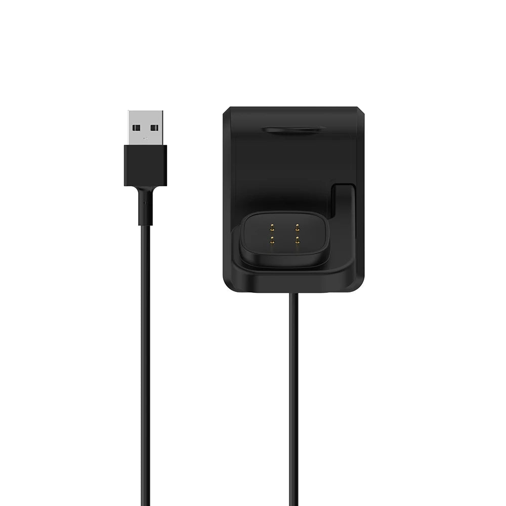 Charger Dock for Fitbit Sense/Sense 2/Versa 4/Versa 3 Stand Charging Cable Station Base Cradle with USB Cord Replacement