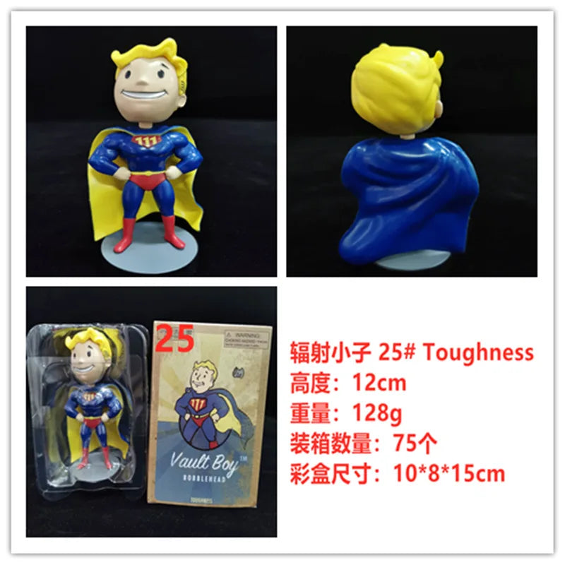 Hot Vault Boy Generation 7 Shaking Anime Action Figure Statue Model Room Ornament Toys Collectible Childrens Surprise Xmas Gifts