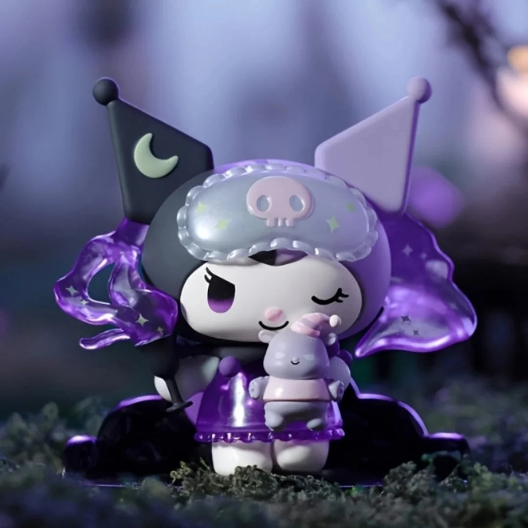 Sanrio Blind Box Cartoon Kuromi Doll Lucky Divination Anime Series Action Figure Model Doll Child Toy Desktop Decor Birthday Gif