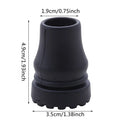 1/3/5pcs Rubber Pad Cap Non-Slip Walking Stick Crutch Cane Bottom Pads Cover Protector Climbing Hiking Trekking Pole Tip