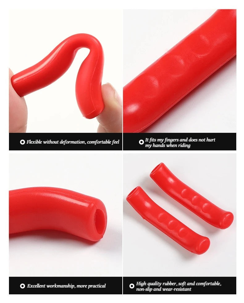 Bicycle Brake Handle Cover Sleeve, Silicone MTB Grips, Handlebar Protect Cover, Anti-slip Cycling Gear, Bike Accessories
