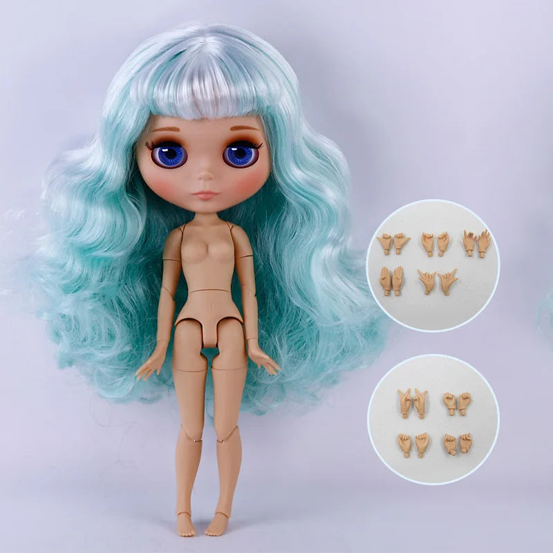 ICY DBS Blyth Doll Tan Skin Matte Face With Eyebrows Special Price 1/6 BJD JOINT body Neo Christmas Gift Anime