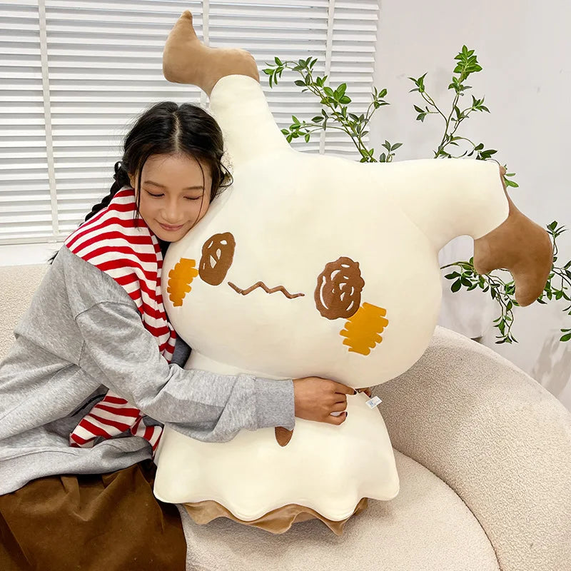 35/55/75cm Pokemon Mimikyu Cute Cartoon Plush Toy Doll Soft Pillow Sofa Cushion Kawaii Room Decor Sleeping Companion Doll Gifts