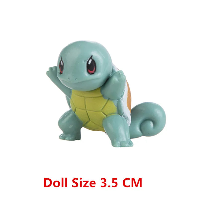 Pokemon Anime Figure Pikachu Eevee Charizard Mewtwo Cartoons Figure Collection Model Pocket Monster Action Toys Birthday Gift