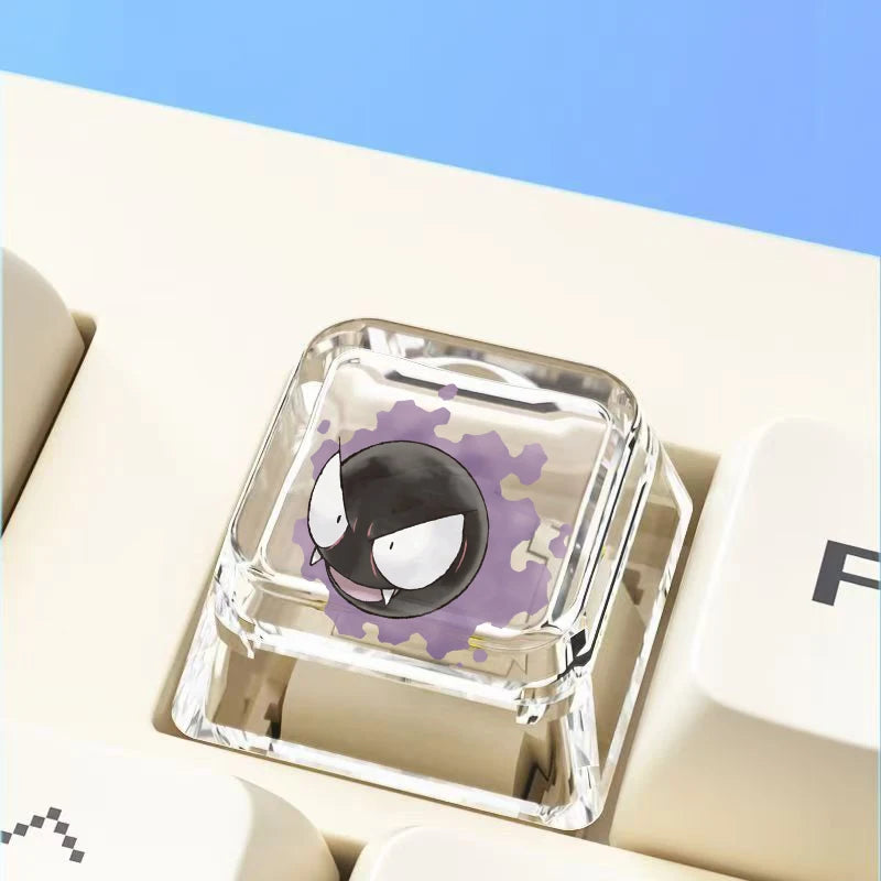 Cross mechanical keyboard personalized anime keycap single Charmeleon Blastoise Eevee transparent cartoon keycap
