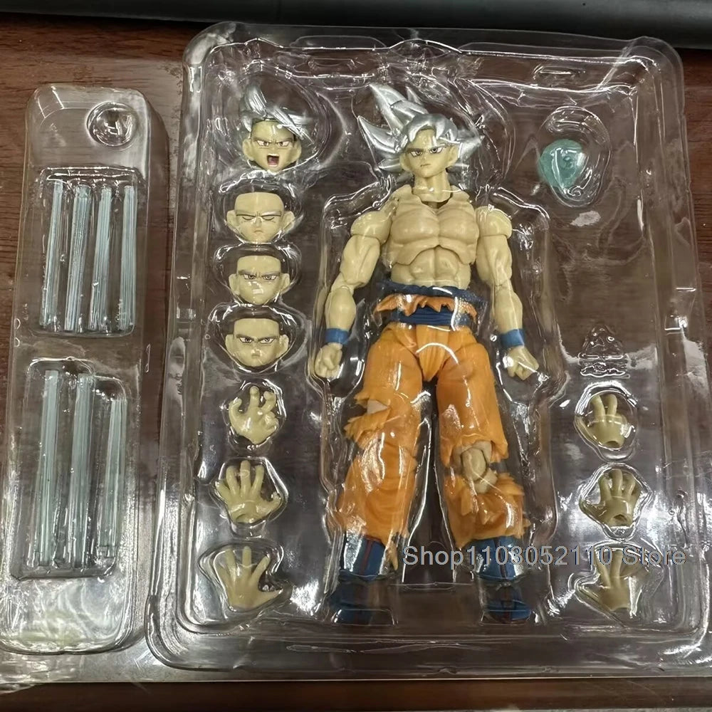 Dragon Ball Z Son Gokul Action Figure SHFiguarts Anime War Damage Super Saiyan Collection Model Birthday Gifts