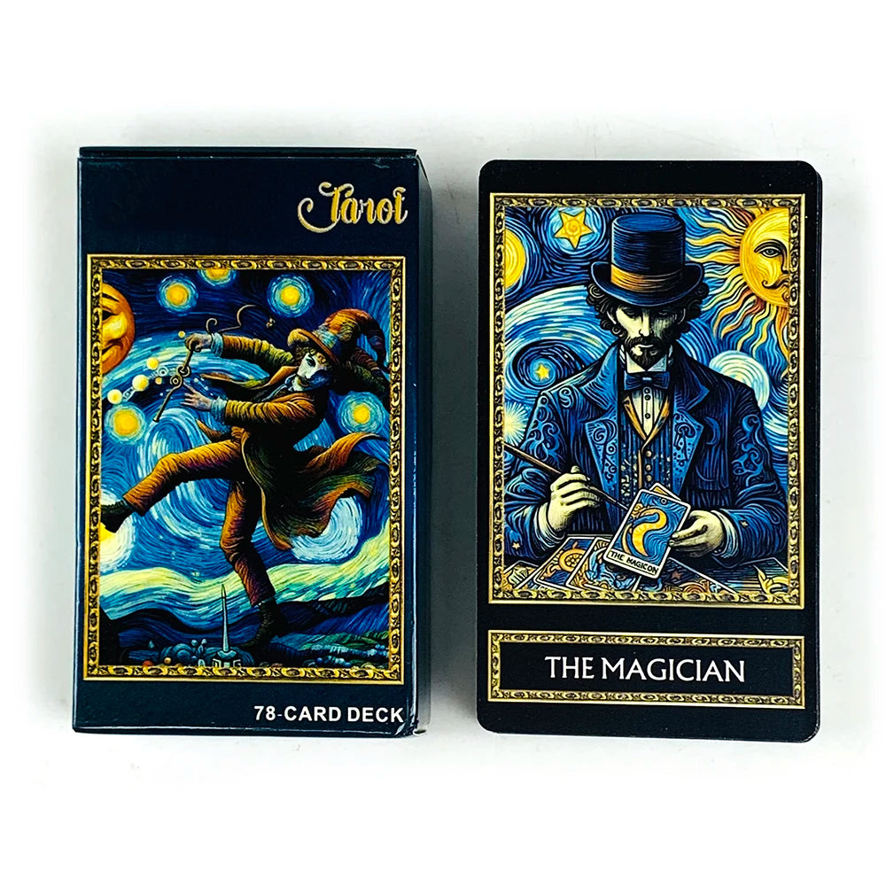 New Tarot Cards A 78 Cards Deck English Version Fortune Telling Divination Deck Game For Family Party Card Game New Year Gifts