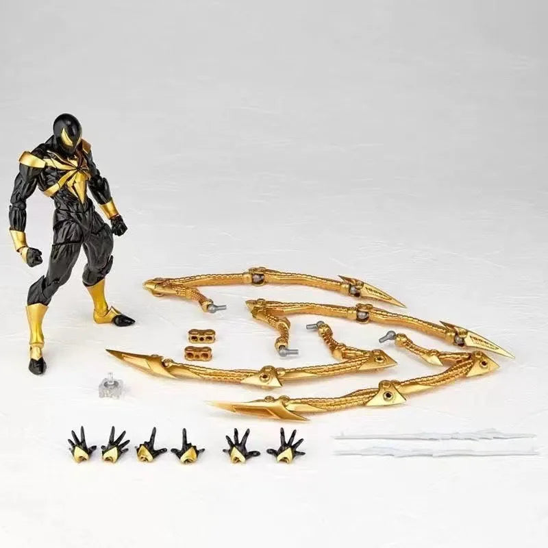 Iron Spiderman New Kaiyodo Anime Figure Amazing Yamaguchi Spider Man Action Figurine Pvc Statue Model Toy Collection Kid Gifts