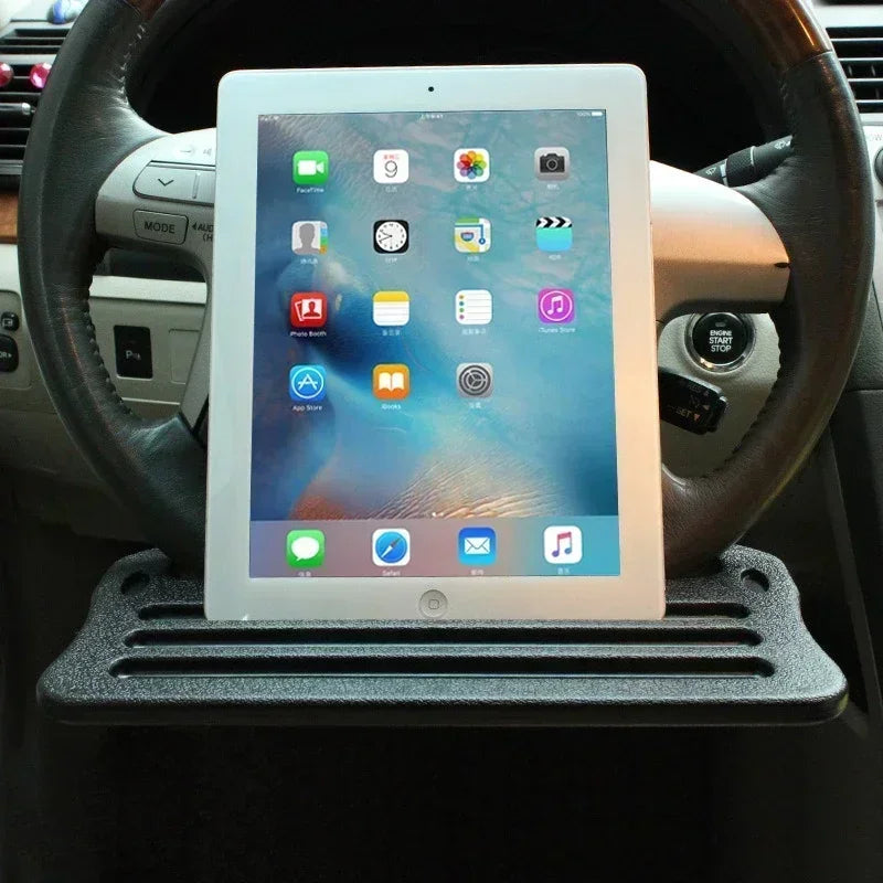 Portable Car Laptop Computer Desk Mount Stand Foldable Steering Wheel Dining Table Bracket Drink Food Coffee Tray Board Amagi