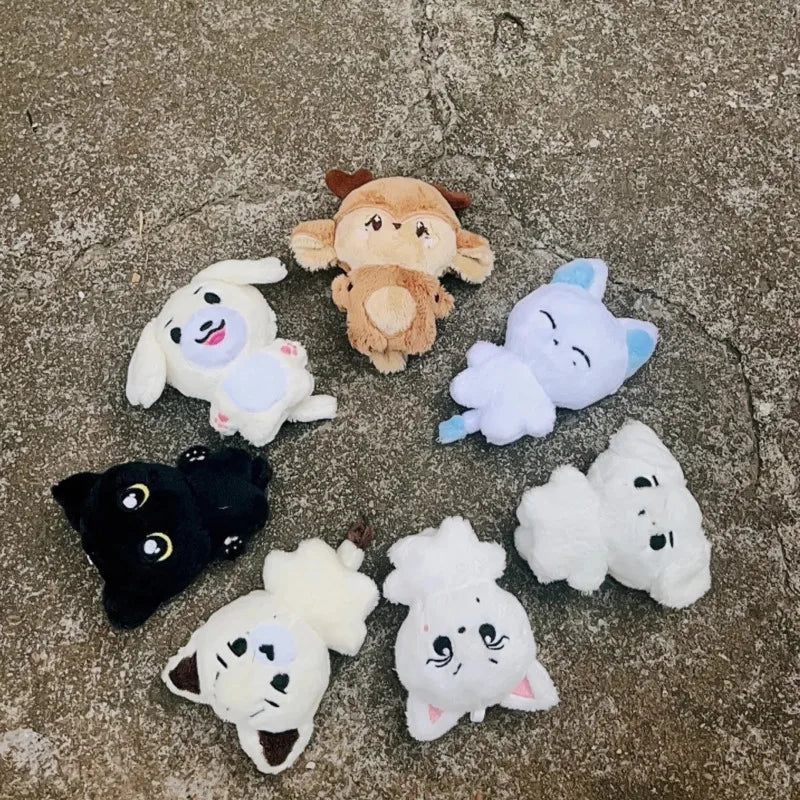 Kpop  Plush JUNGWON HEESEUNG JAY JAKE SUNGHOON Stuffed Toys Keyring Kawaii Cartoon Pendant Accessories Bag Fans Gift