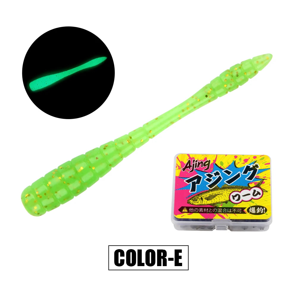 Spinpoler 4.8cm Ajing Soft Fishing Lure Mini Plastic Bait Tpr Rockfishing Stream River Sea Smaller Predators Drop Shot Tackle