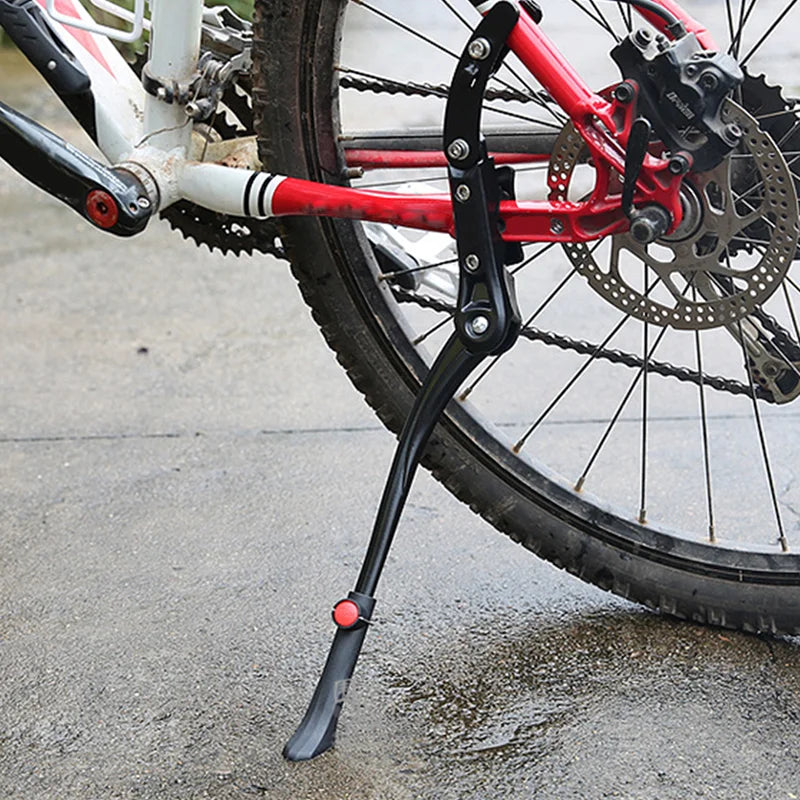 MTB Road Bicycle Kick Stand Aluminum Kickstand 24/26/27.5/29/700C Adjustable Mountain Bike Support Side Rear Parkingrack