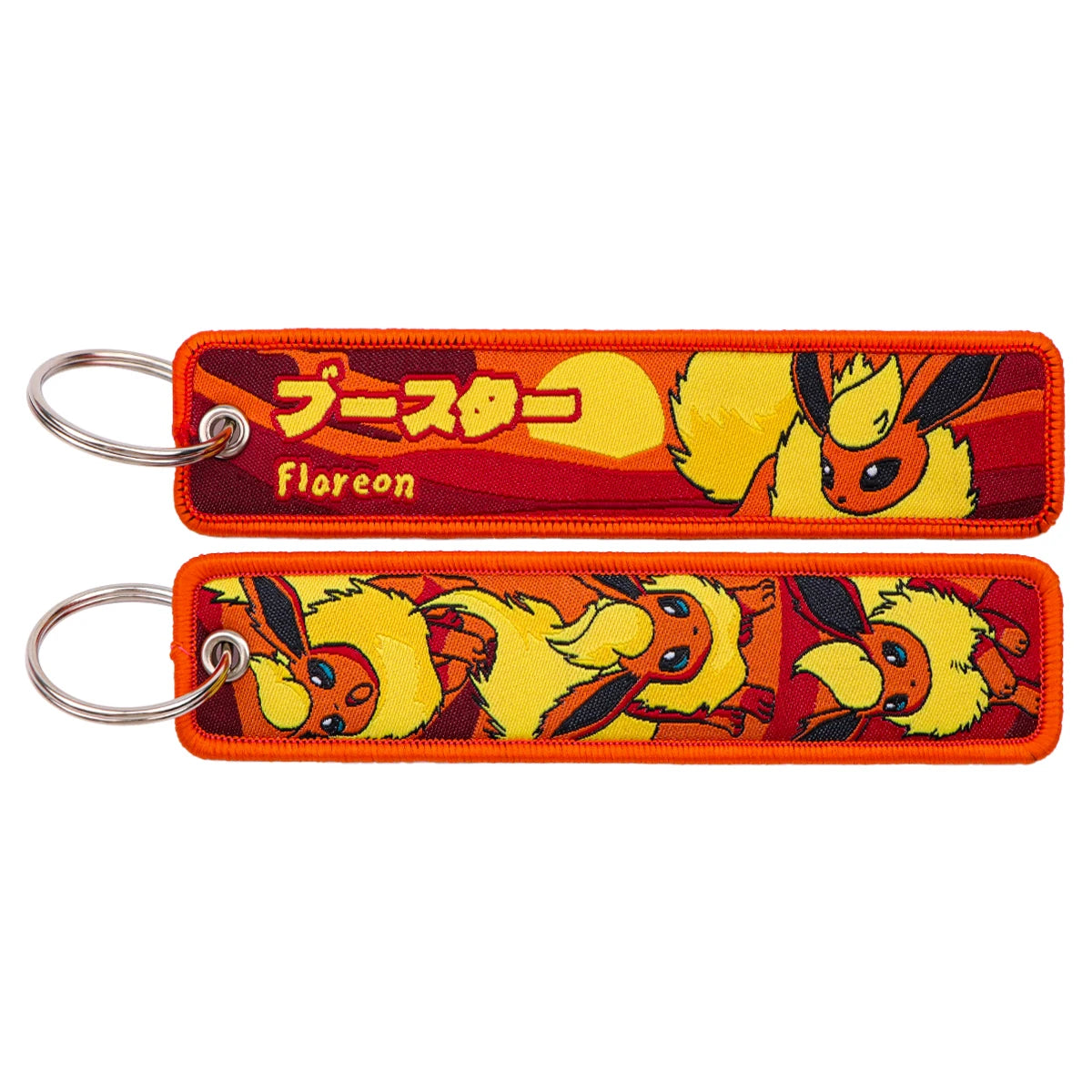 Cute Anime Elf Embroidery Key Fobs Cool Game Key Tags Keychains for Motorcycles Cars Fashion Key Rings Accessories Gifts 1pcs
