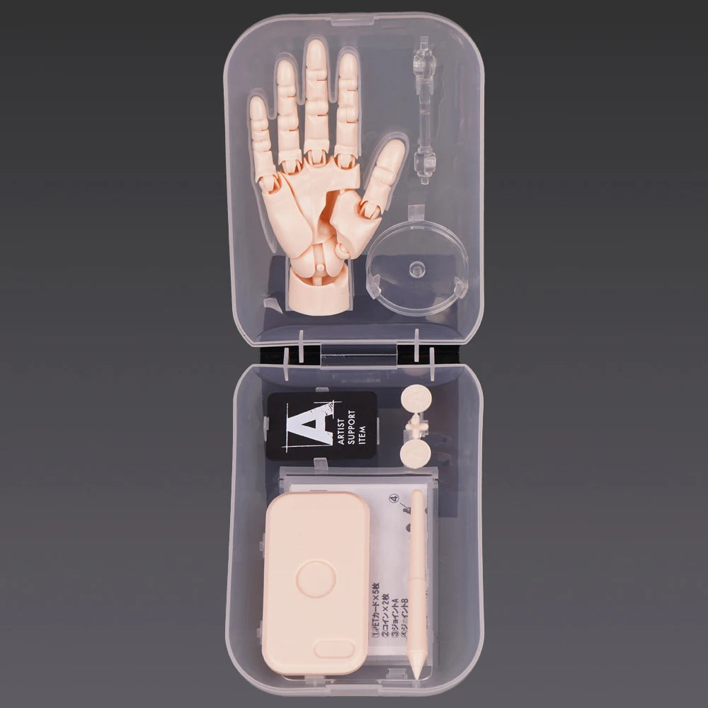 New 1/2 Palm Mini Articulated Action Figure - Anime Character Base Model with Movable Joints - Gashapon Artist Reference Tool