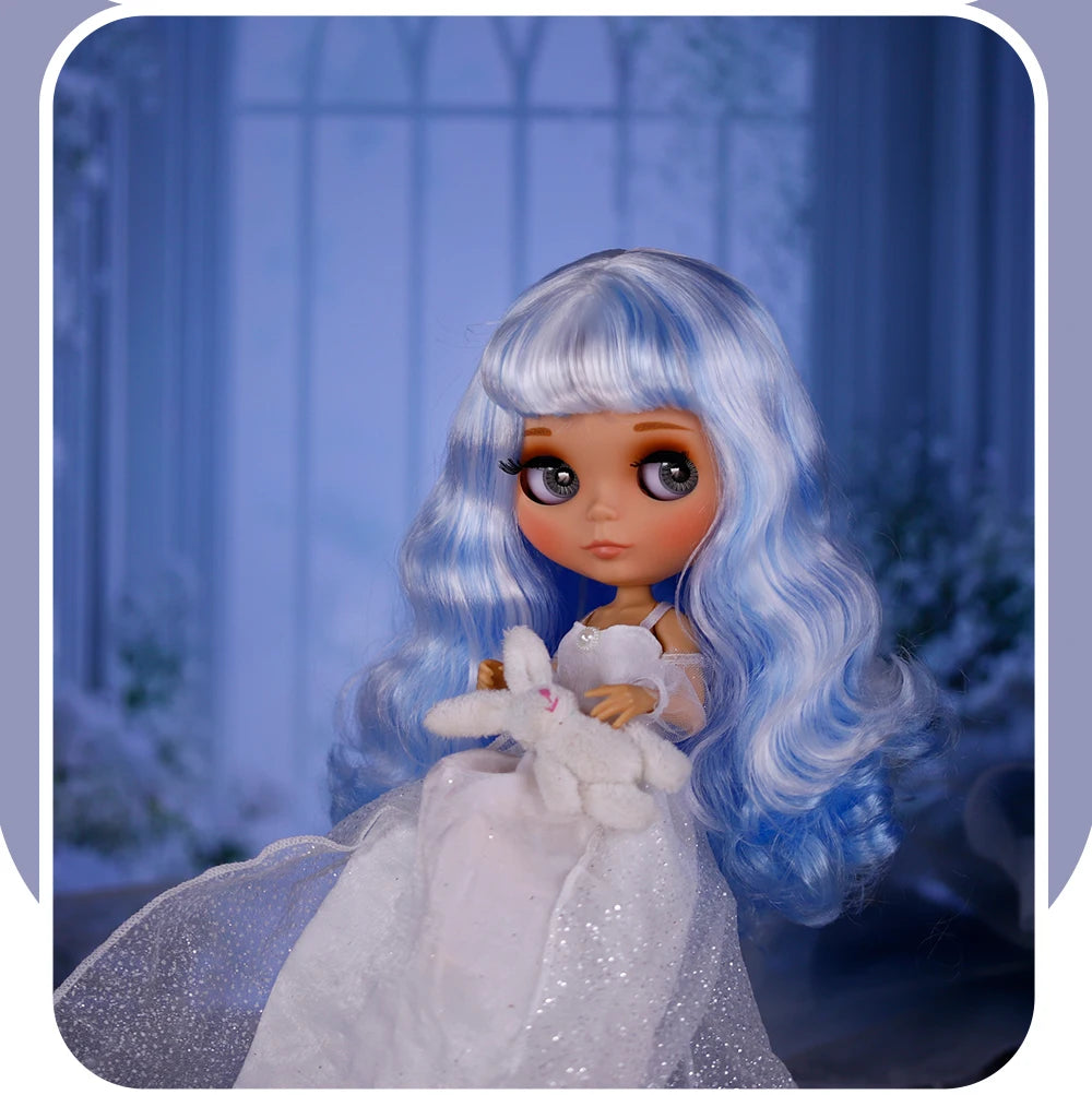 ICY DBS Blyth Doll Tan Skin Matte Face With Eyebrows Special Price 1/6 BJD JOINT body Neo Christmas Gift Anime
