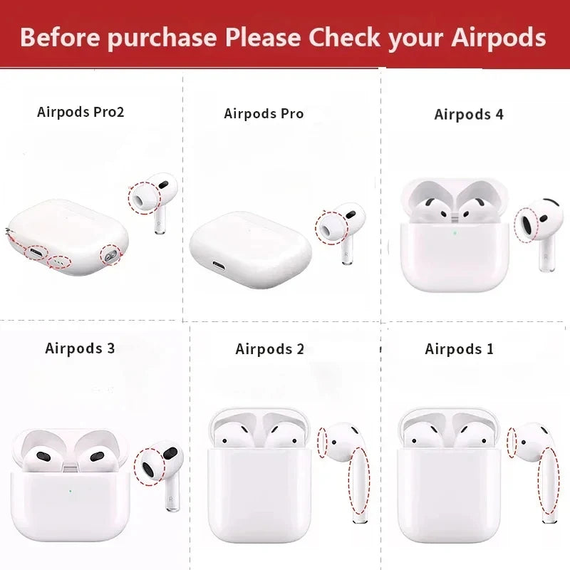 Litchi Leather Case For AirPods 4 3 2 1 Business Earphones Cases For Apple AirPods Pro 1st 2nd Gen Cover Headset Shell With Hook