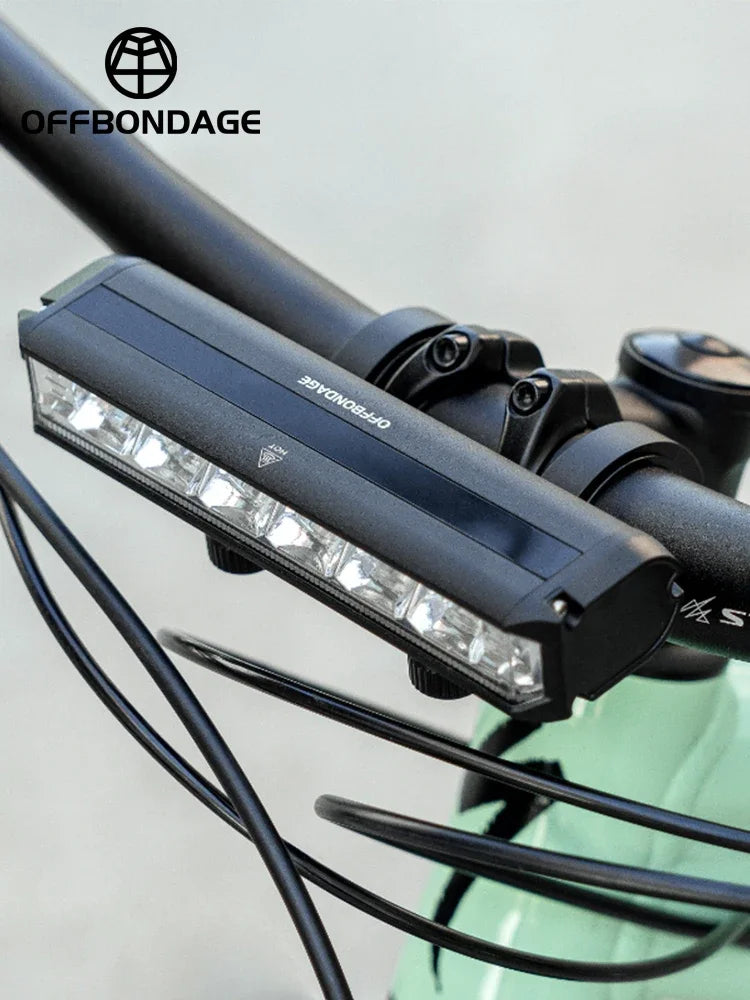 OFFBONDAGE Bicycle Light Front  Bike Light Waterproof Flashlight USB Charging MTB Road Cycling Lamp Accessories