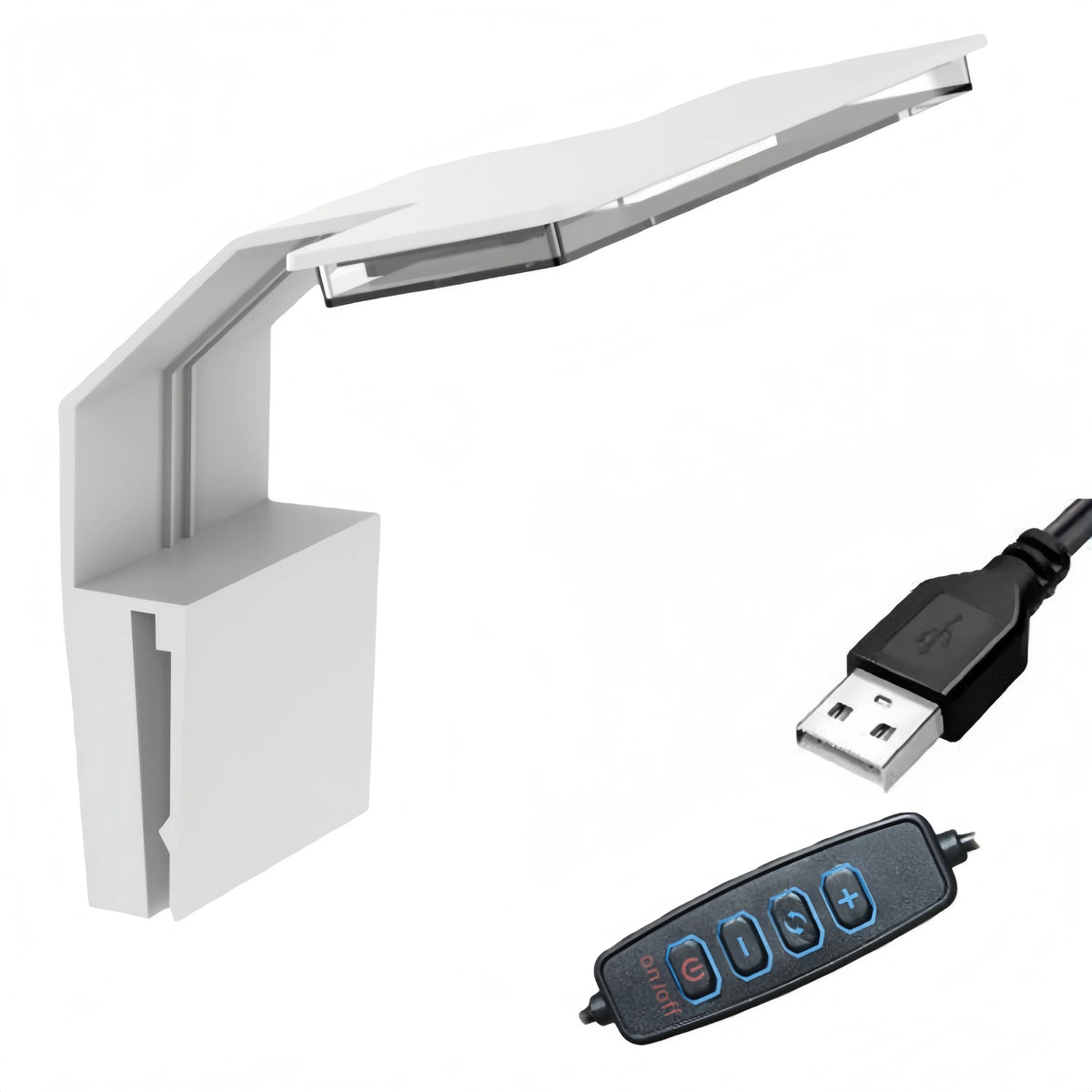 Aquarium USB LED Fish Tank Light Energy Efficient Waterproof Clip on Aquarium Lighting for Aquatic Plants and Small Tanks