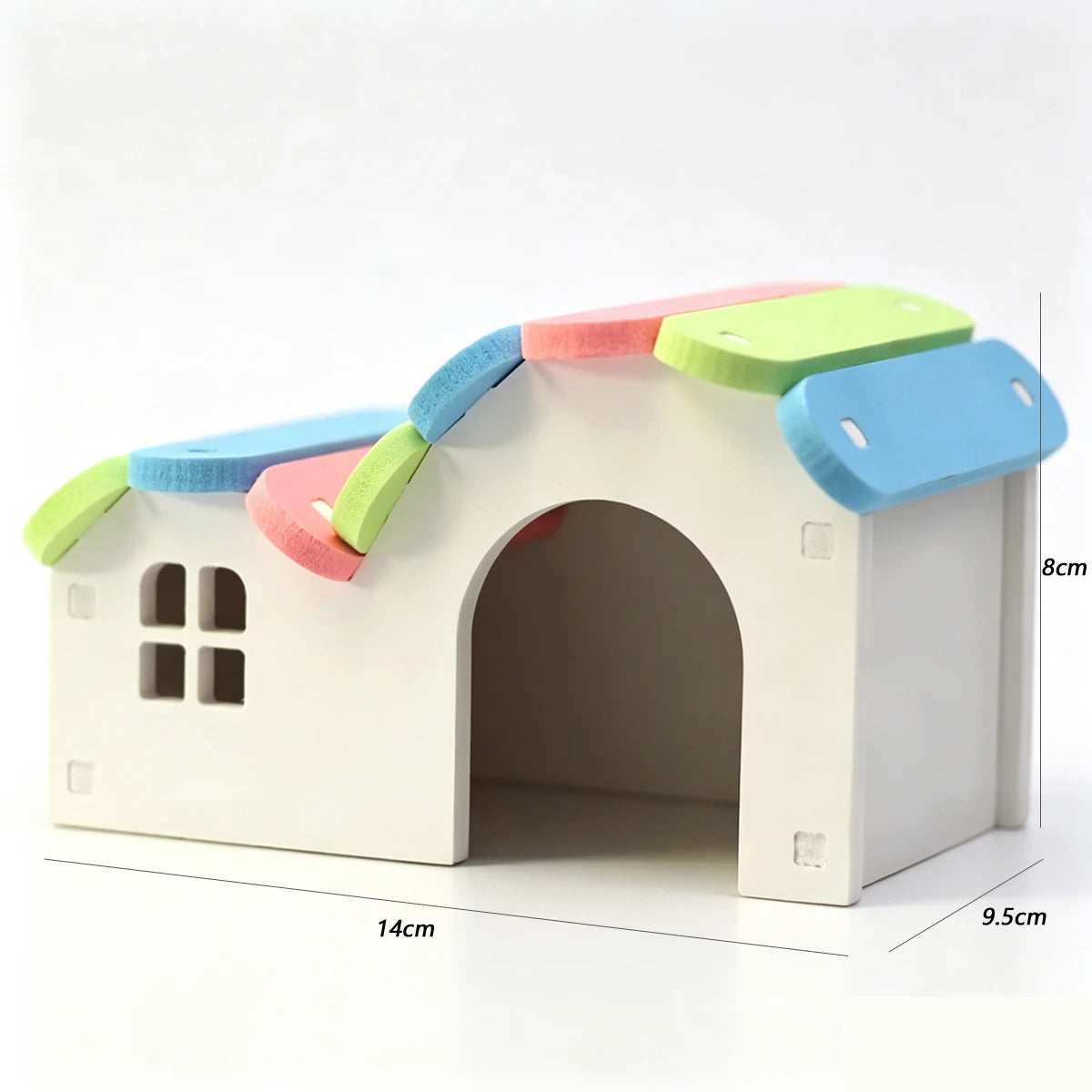 Hamster House Houses for Hamsters Rats Accessories Guinea Pig Cottage Things Kennel Pet Supplies Hideout Large Casa Accessory