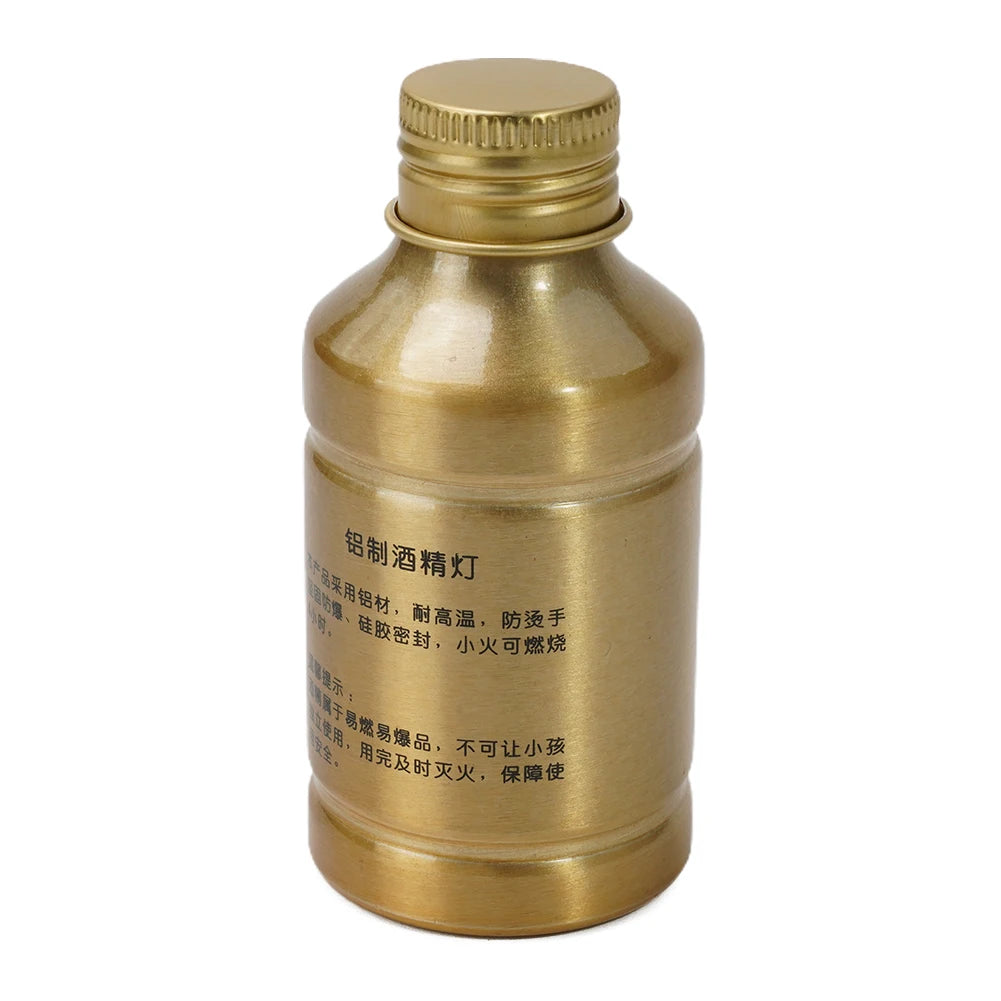 100ML Stoves Alcohol Lamp Portable Aluminum Alloy Lamp Alcohol Liquid Stove For Outdoor Survival Camping Laborotary Teaching