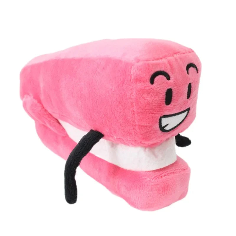 New Arrival BFDI Battle For Dream Island Plush Toy 70 Stuffed Doll Soft Animal X Number Blintz Block Marker Stapler French Fries