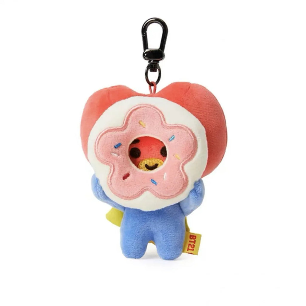 10cm Korean Popular Idol Boy Group Kawaii Plush keychain pendant small animal cross-dressing dessert cake plush doll Anime