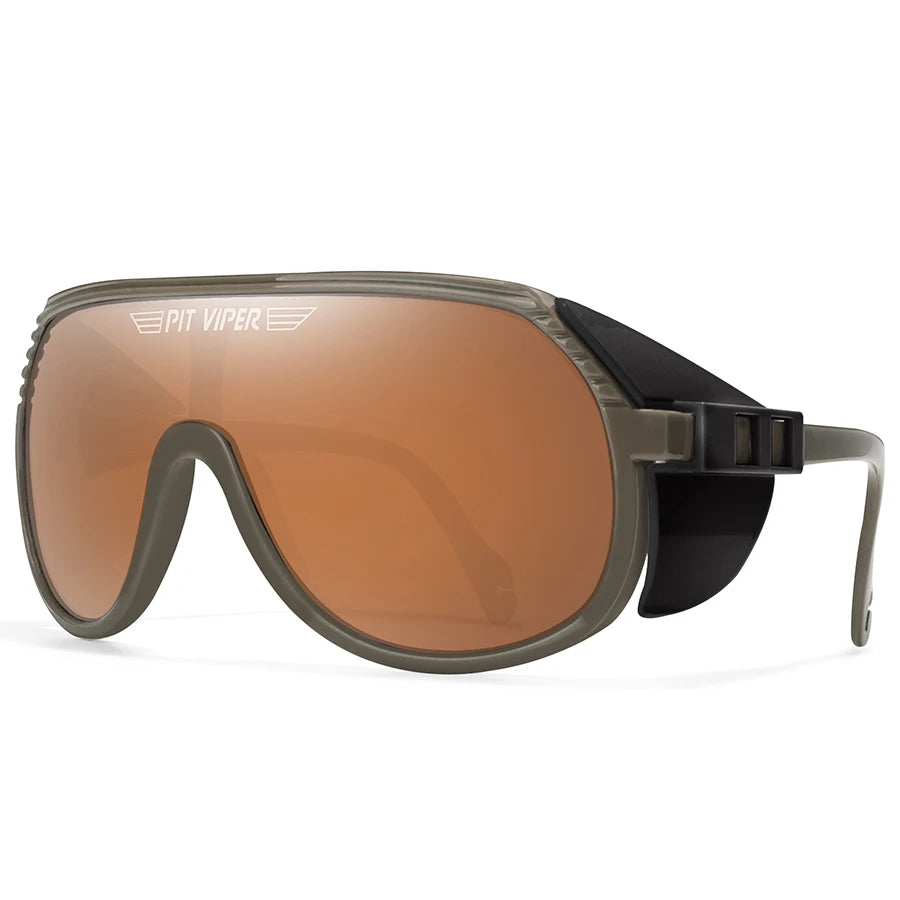 Men Women Cool Pilot Shades Brand Cycling Sunglasses Vintage Punk Style UV400 Sport MTB Bicycle Goggle Without Case