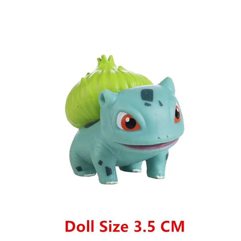 Pokemon Anime Figure Pikachu Eevee Charizard Mewtwo Cartoons Figure Collection Model Pocket Monster Action Toys Birthday Gift