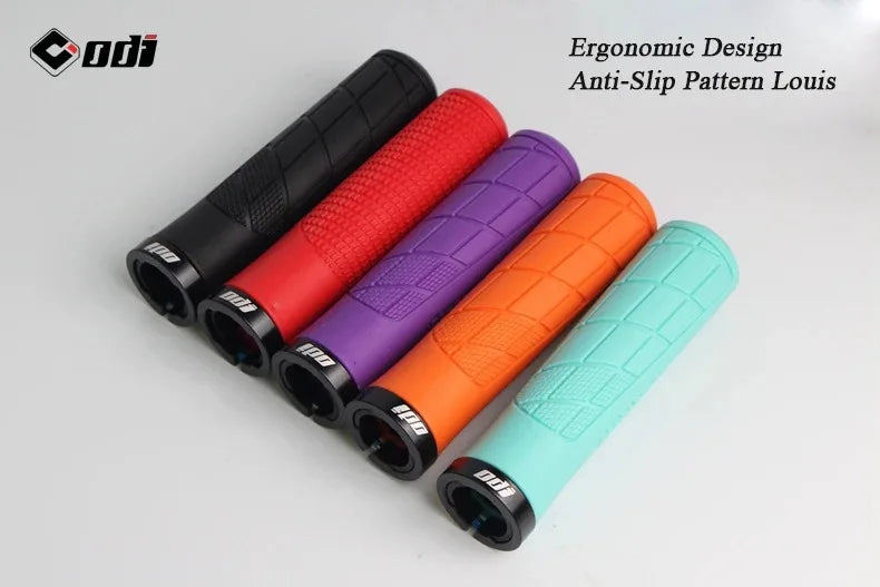 ODI Bicycle Grips MTB Lock-on Shockproof Bike Handlebar Cover Anti-Slip Mountain Bike Folding Balance BMX DH Cycling Accessories