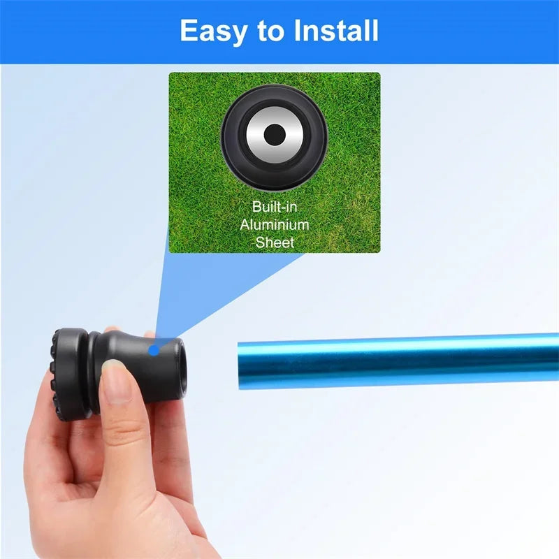 16-22mm Antiskid Walking Stick Crutch Cane Bottom Pads Cover Protector Climbing Hiking Trekking Pole Tip