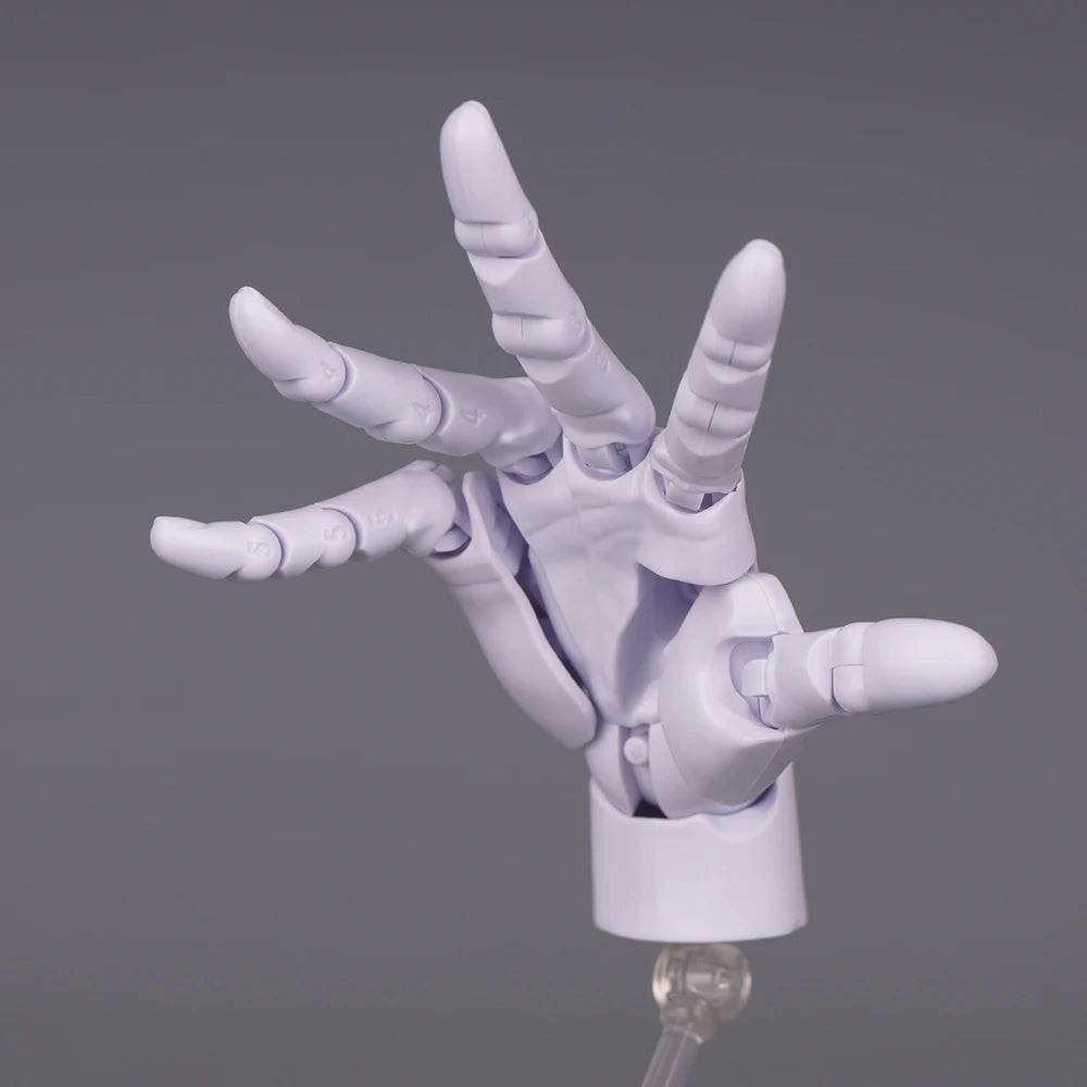 New 1/2 Palm Mini Articulated Action Figure - Anime Character Base Model with Movable Joints - Gashapon Artist Reference Tool