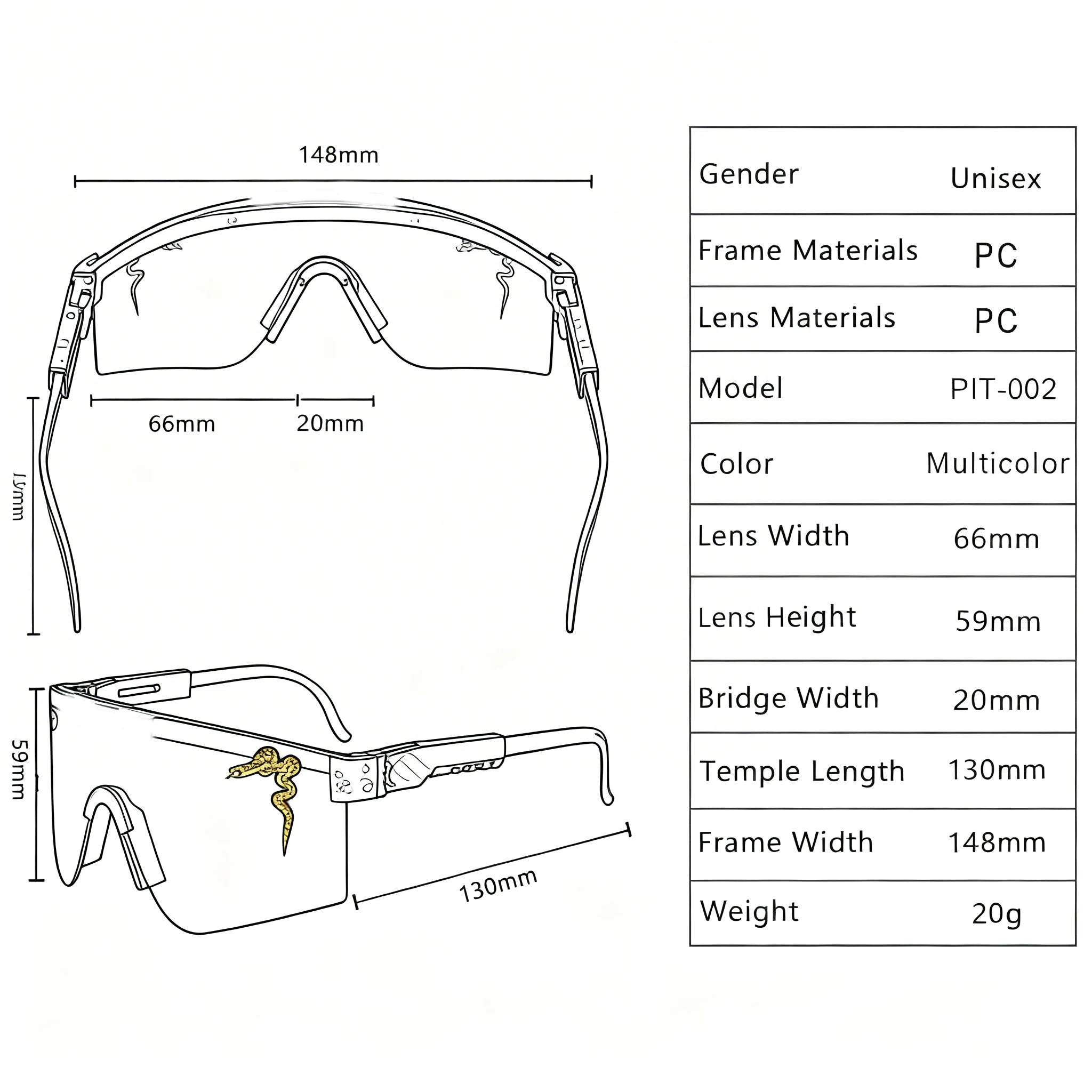 Brand Men Women Outdoor Sports Goggles UV400 Cycling Sunglasses MTB Bike Bicycle Party Running Windproof Protection Eyewear