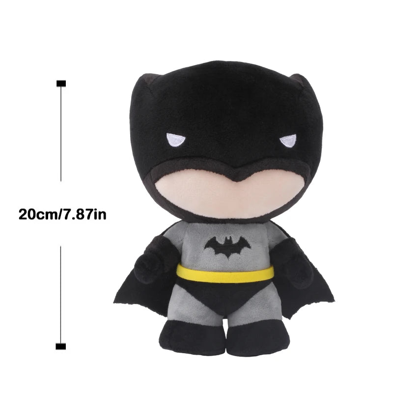 Classic Hero Plush Dolls 20cm Batman Superman DC Comics Justice League Soft Stuffed Toys for Kids Christmas Halloween Gifts