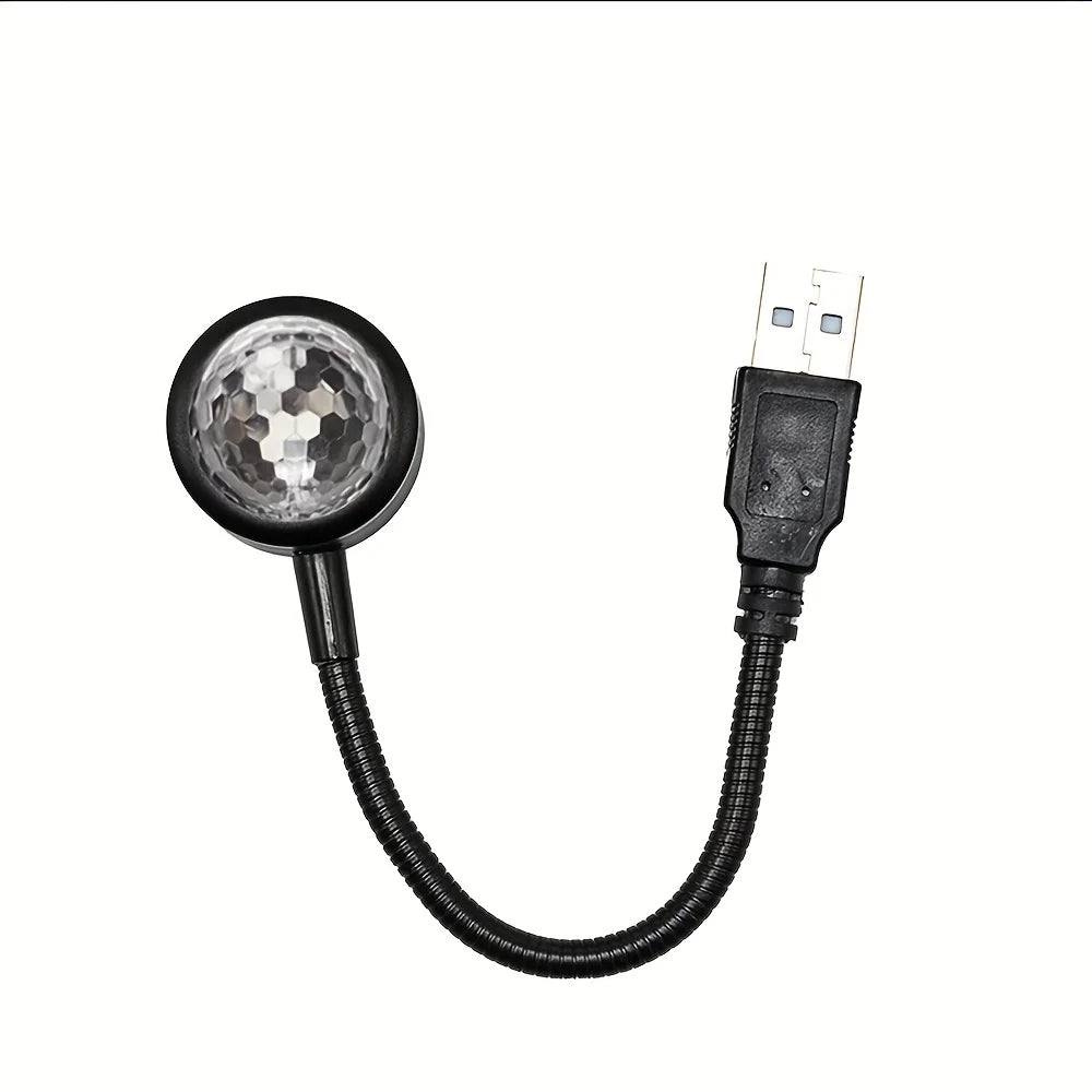 vehicle LED Starry Sky Night Light, USB Powered Galaxy Star Projector, Lamp for Car Roof, Room, Ceiling Decor, Plug and Play