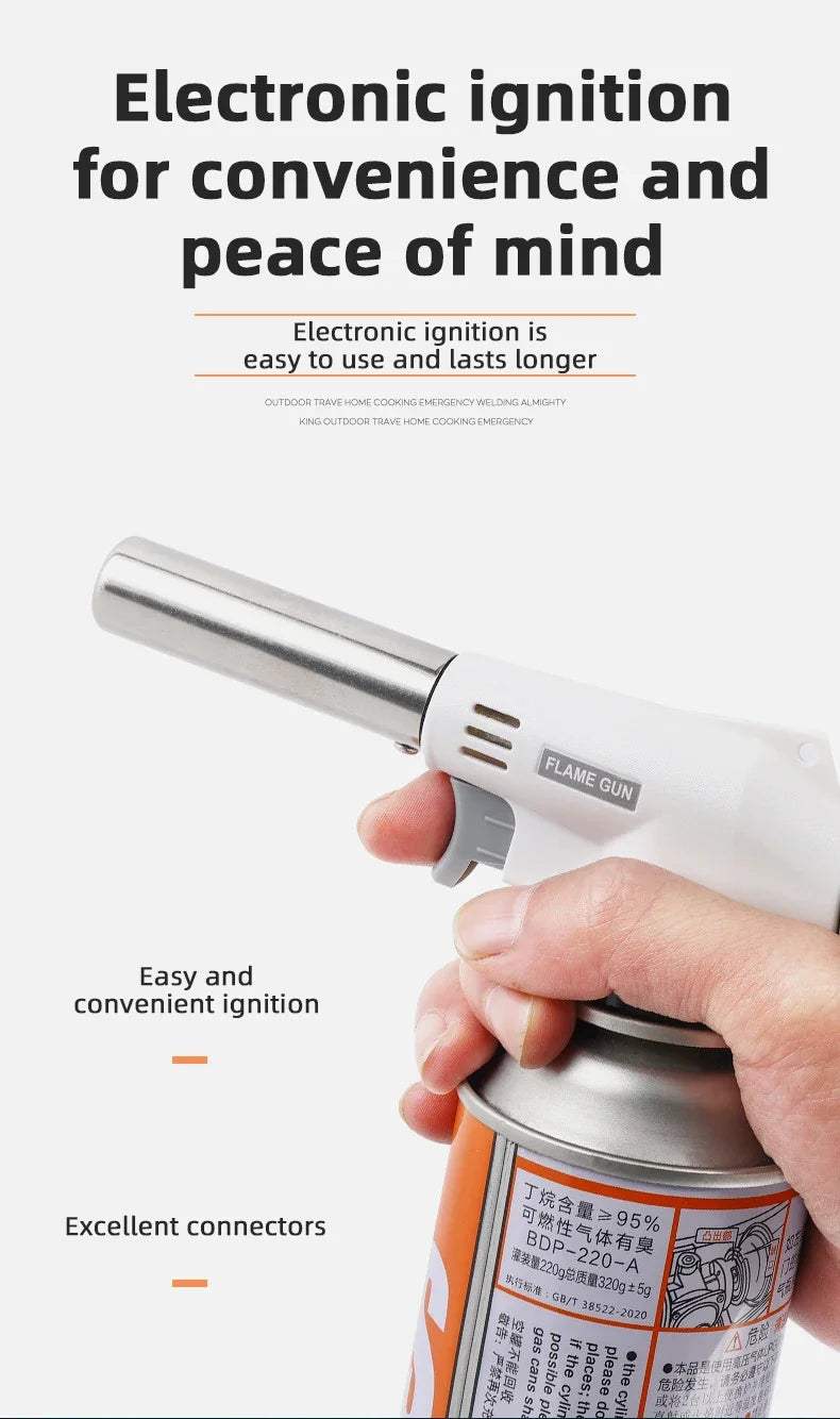 Multifunctional Barbecue Torch Burner For Camping BBQ Desserts, Soldering, Cooking Heating Tool, Household flame igniter